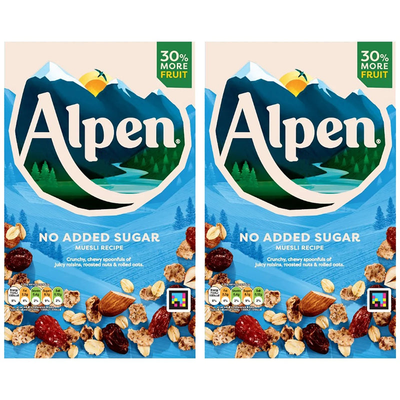Alpen No Added Sugar Muesli 950g X 2