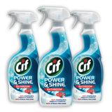 Cif Power and Shine Bathroom Spray 700ml X 3
