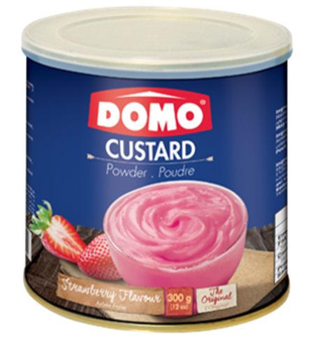 Domo Custard Powder Strawberry 300g