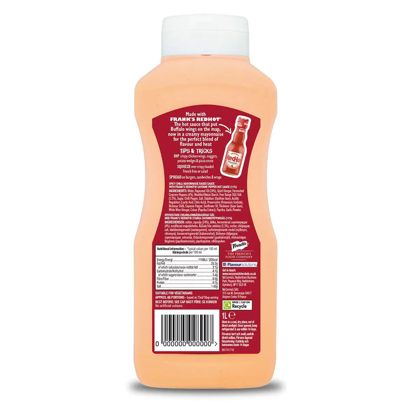 Frank's RedHot Spicy Mayo 1L ingredients