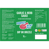 Garlic & Herb Dip or Drizzle 1L ingredients