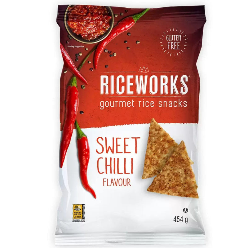 Gourmet Sweet Chilli Rice Snacks Riceworks 454g