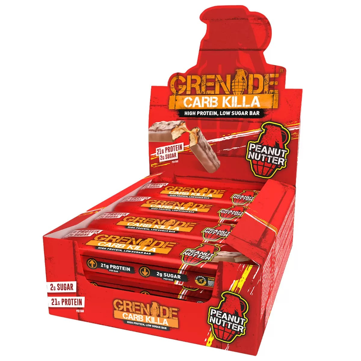 Grenade Carb Killa Peanut Nutter Bar 60g X 12