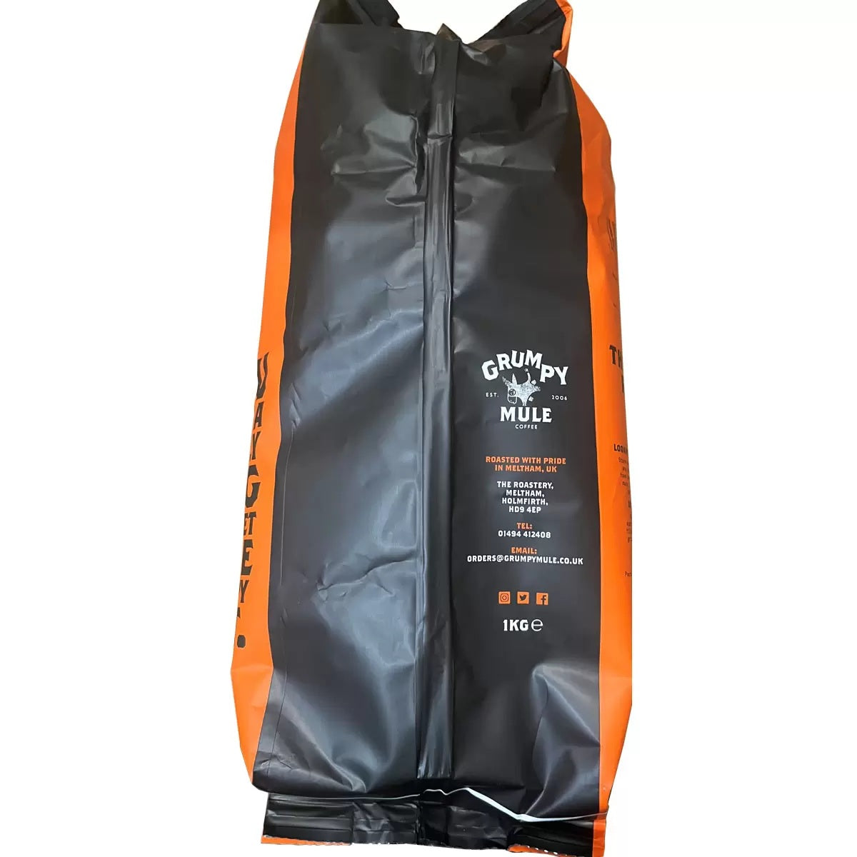 Grumpy Mule High and Mighty Espresso Blend Whole Coffee Beans with notes of Cocoa and Roast Hazelnut 1kg 2