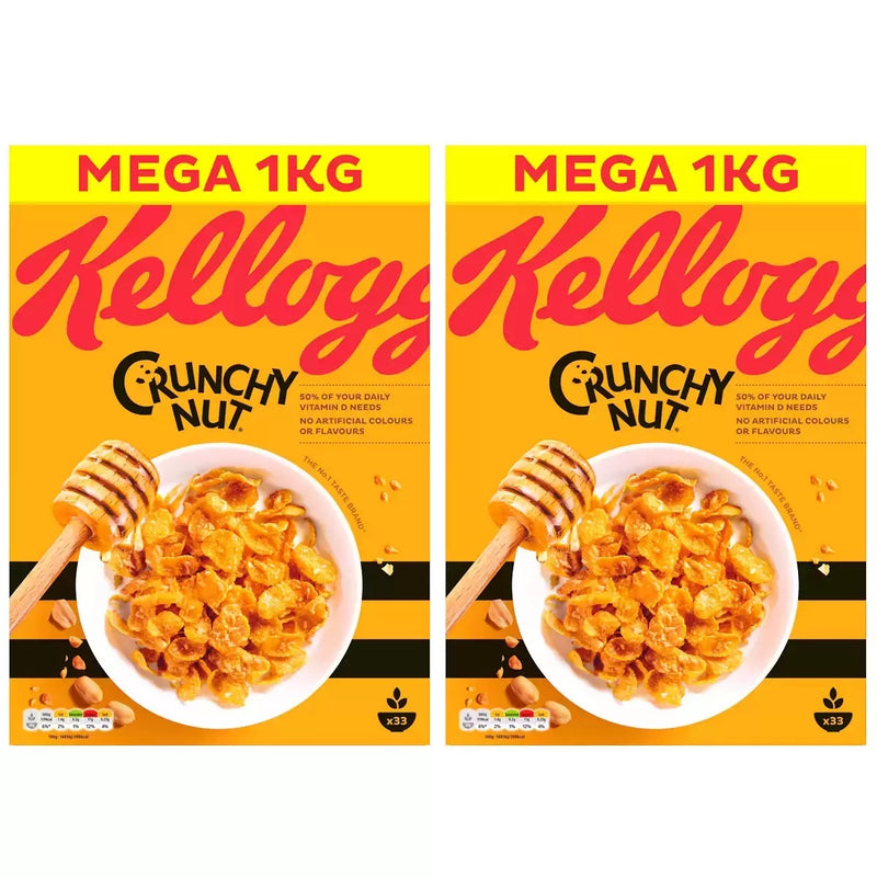 Kellogg's Crunchy Nut 1kg X 2