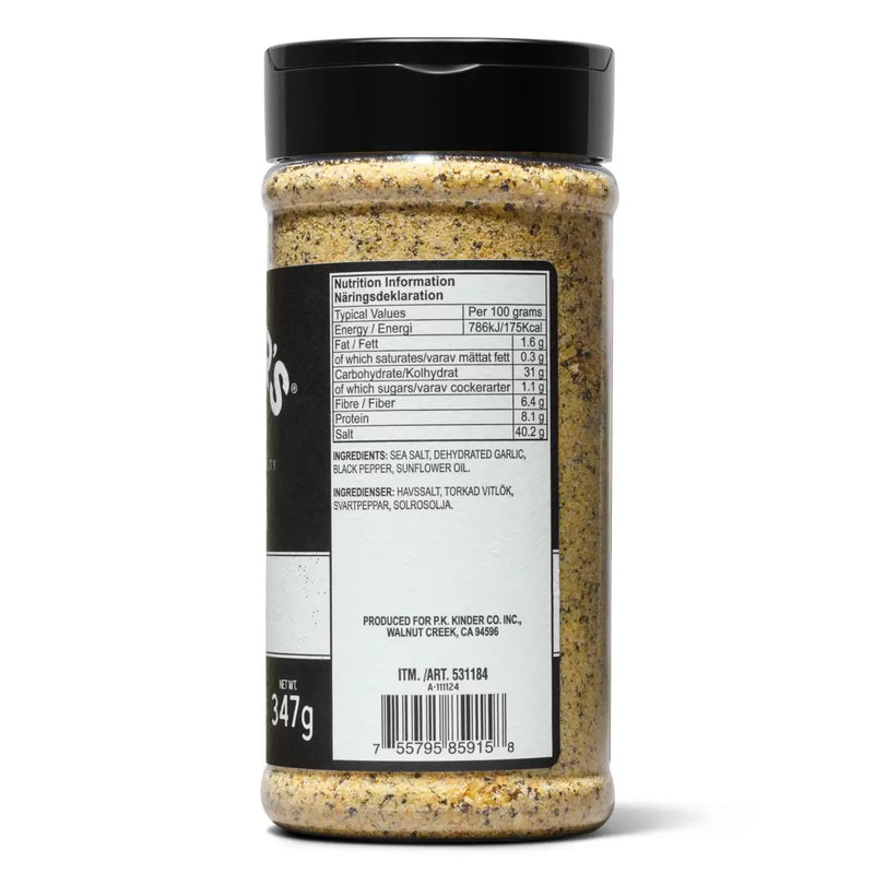 Kinder's The Blend Seasoning 347g ingredients