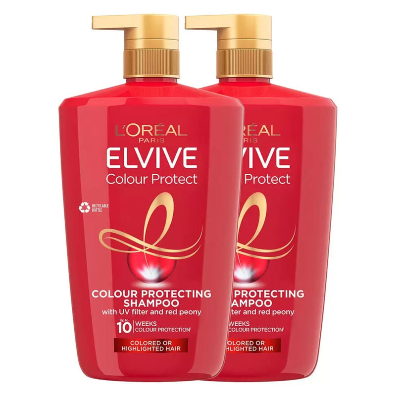 L'oreal Elvive Color Protect Shampoo 1L X 2