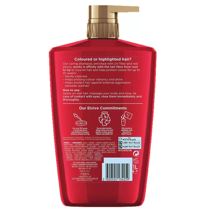 L'oreal Elvive Color Protect Shampoo 1L