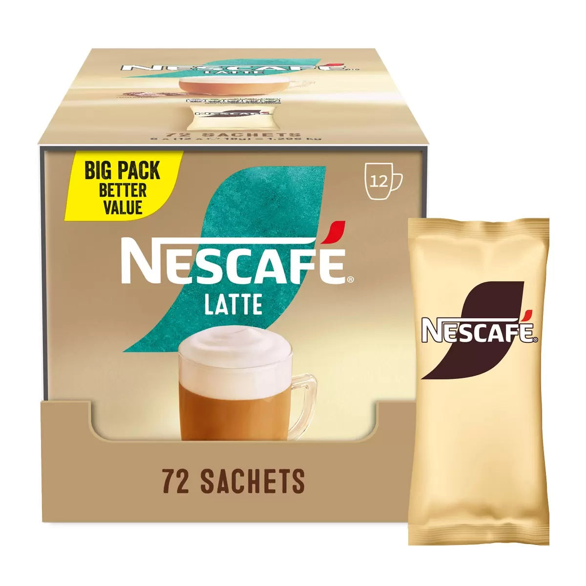 Nescafe Latte Sachets 18g X 72