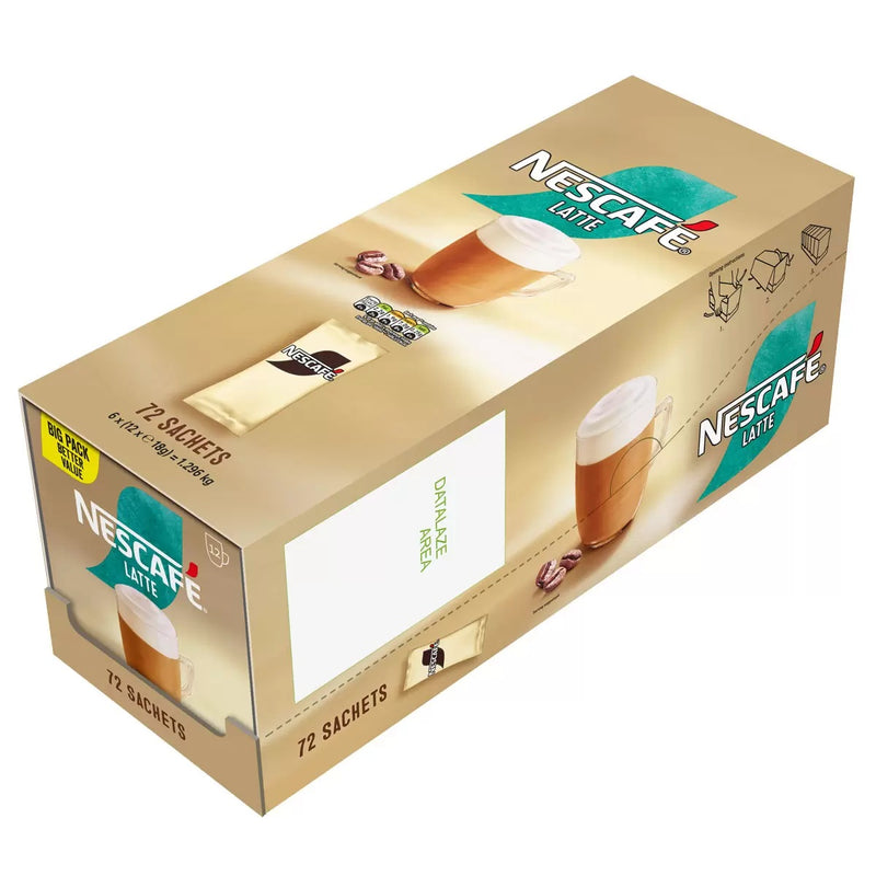 Nescafe Latte Sachets 18g X 72-
