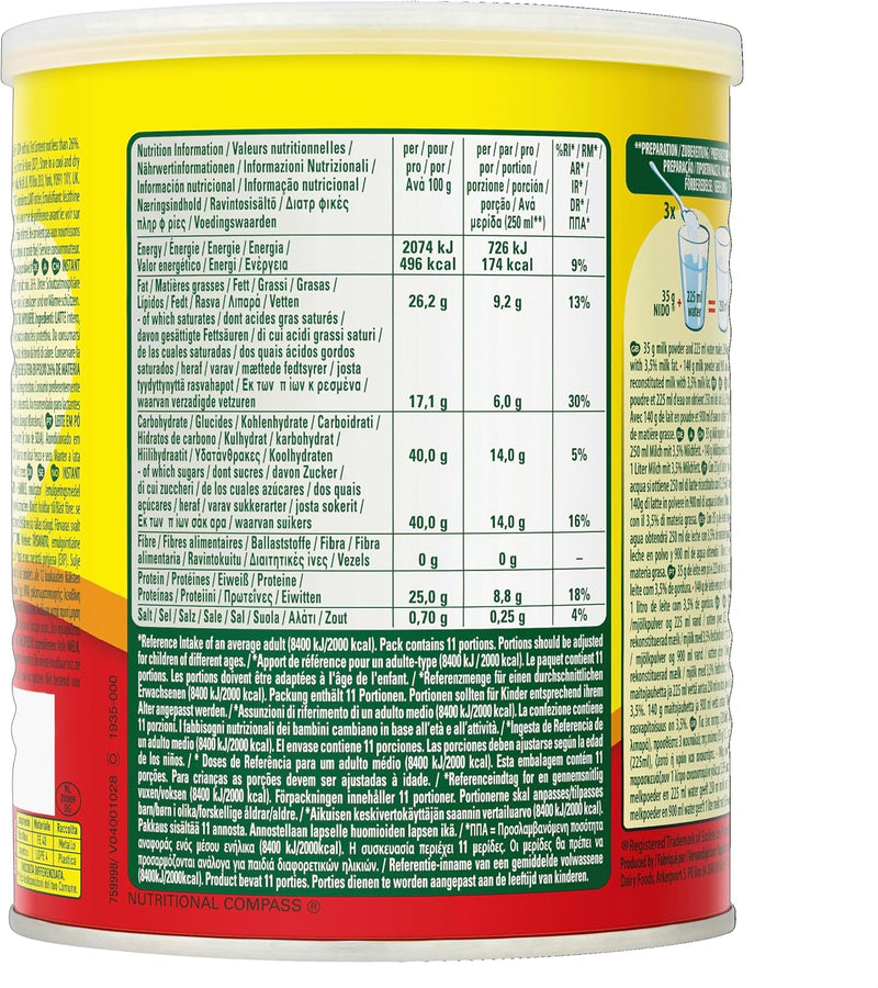 Nestlé Nido Instant Full Cream Milk Powder 400g