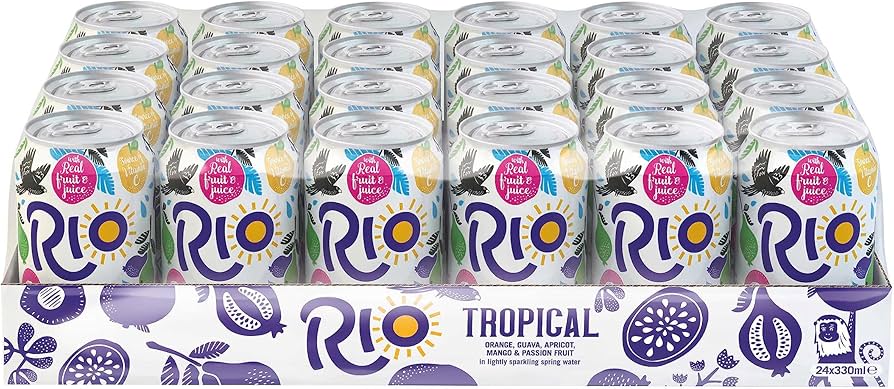 Rio Riva Tropical Plain Cans 330ml X 24