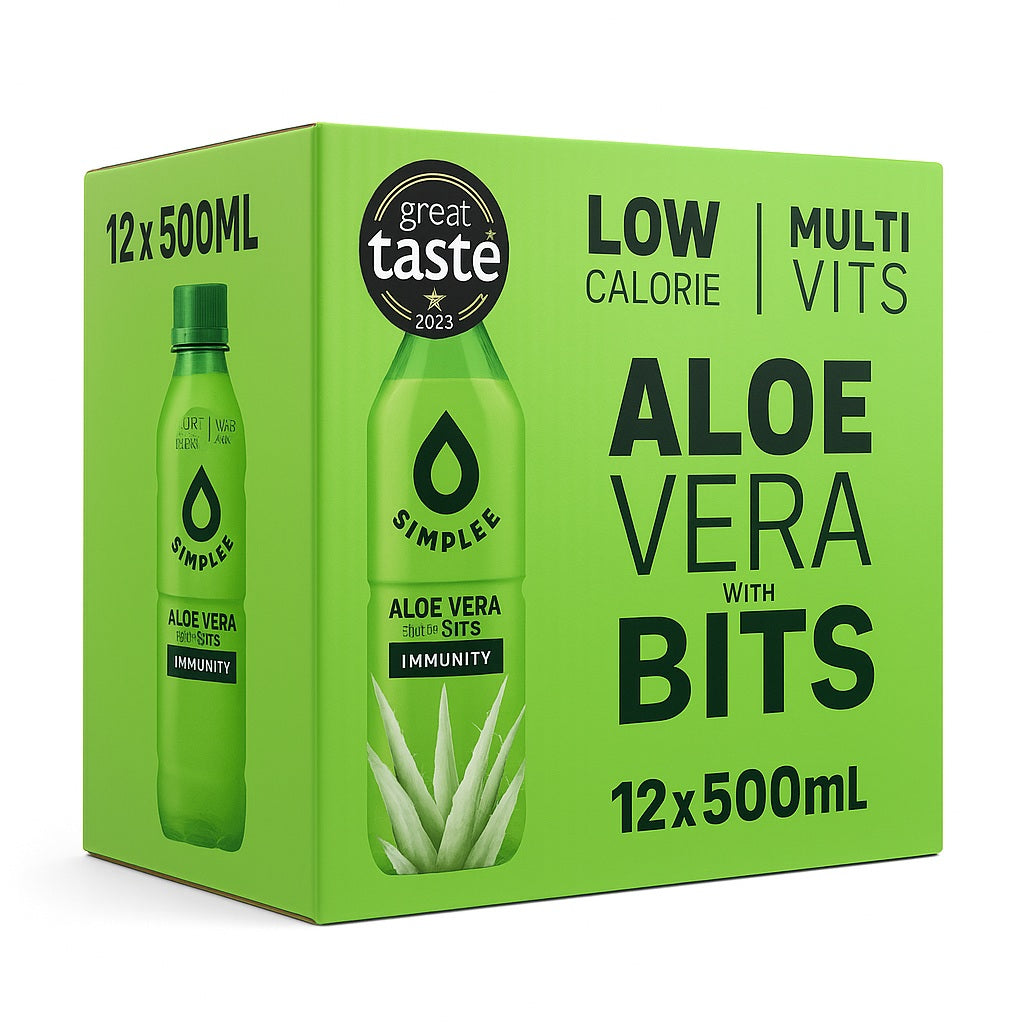 Simplee Aloe Vera Drink With Bits 500ml x 12
