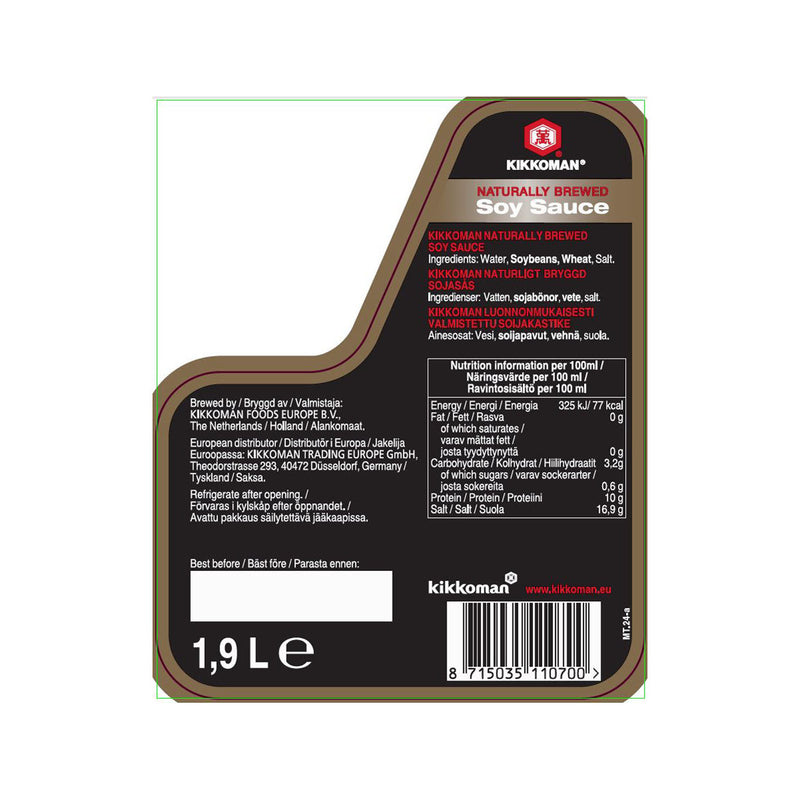 Soy Sauce Kikkoman 1.9L