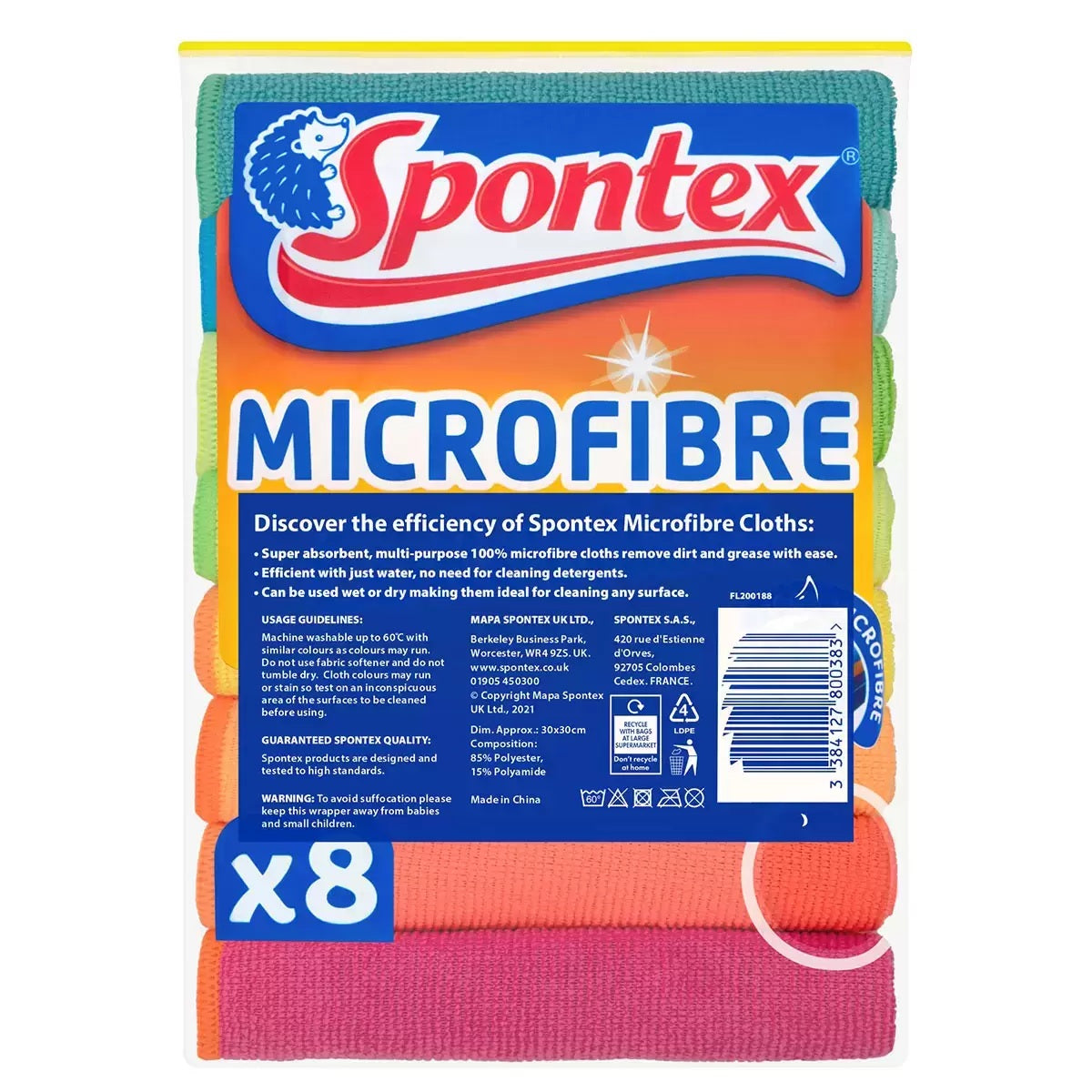 Spontex Microfibre Cloths