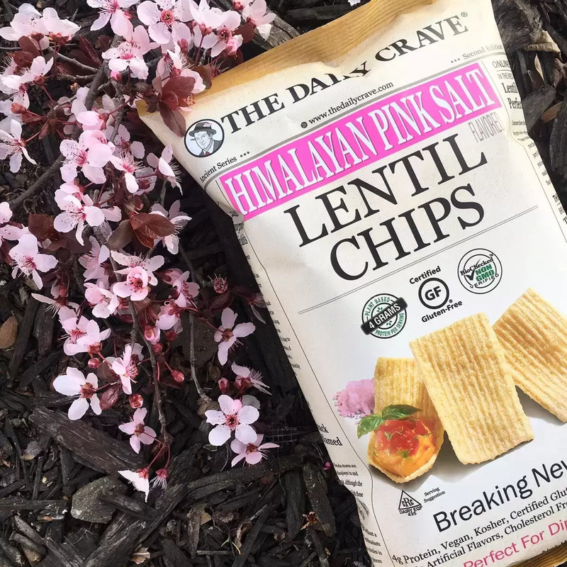 The Daily Crave Himalayan Pink Salt Lentil Chips 510g