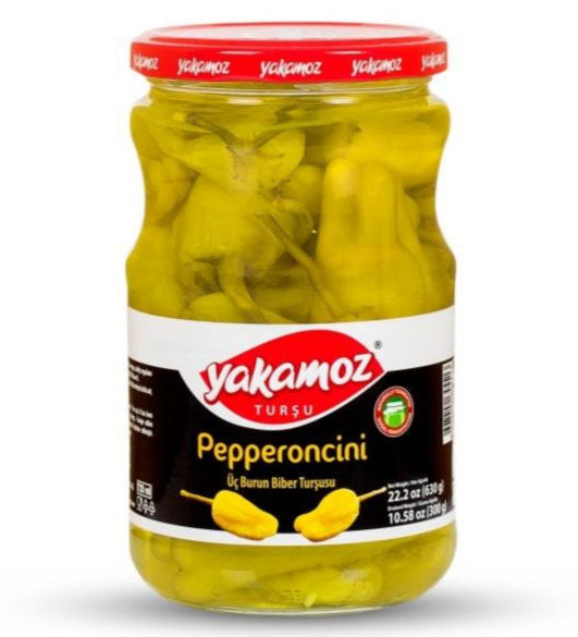 Turkish Pickled Pepperoncini Peppers in Vinegar Yakamoz 630g