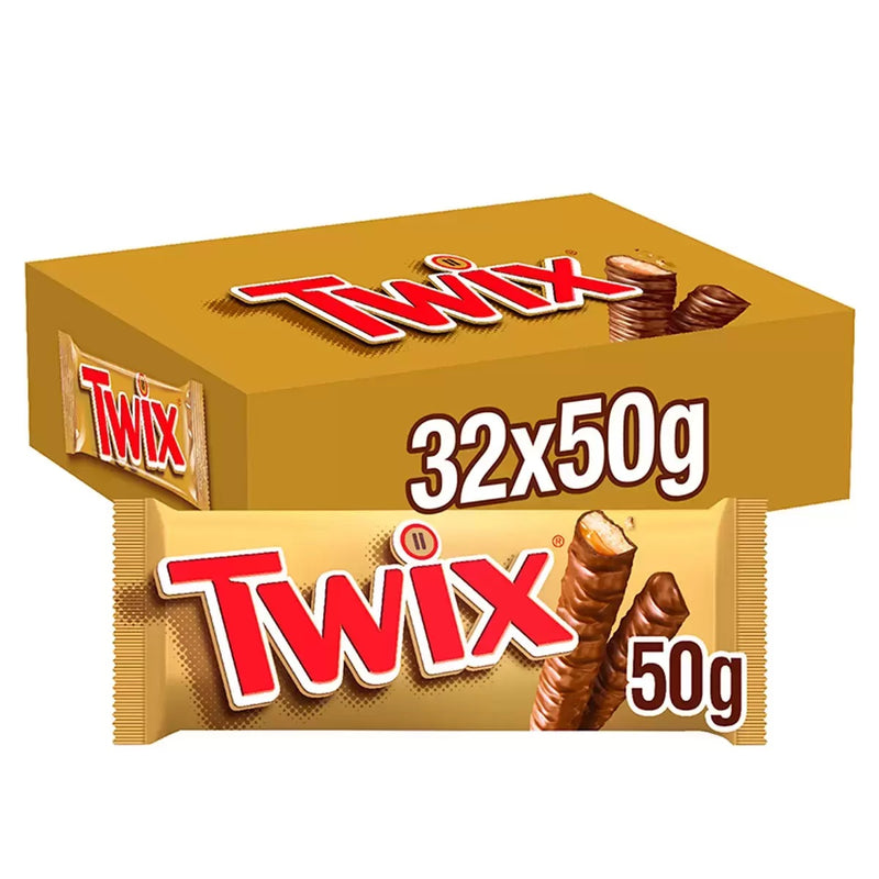 Twix Chocolate Bars 32 x 50g