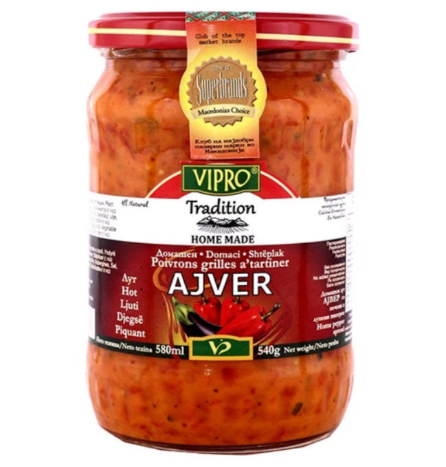Vipro Homemade Hot Ajvar 580ml