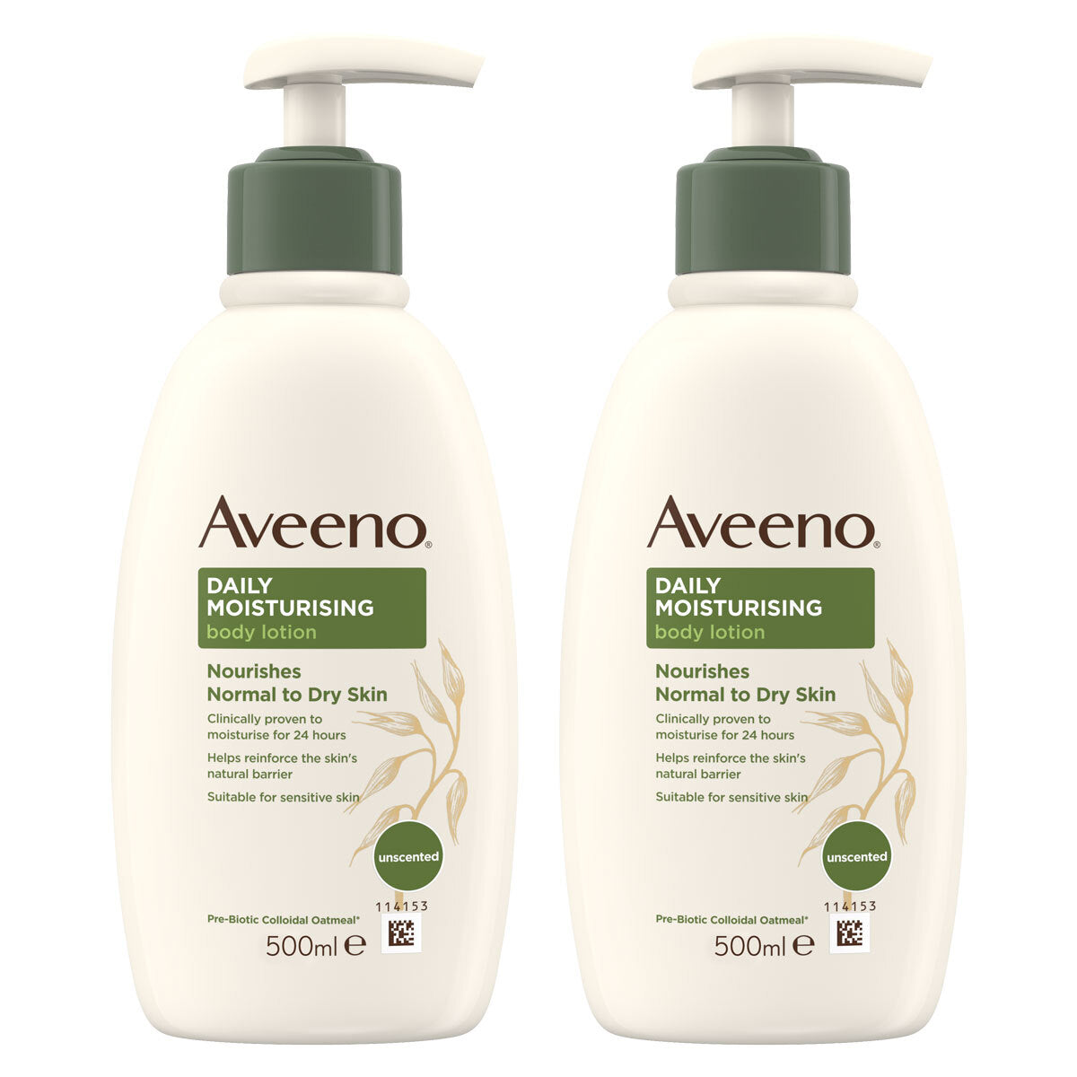 Aveeno Daily Moisturising Lotion 2 X 500ml
