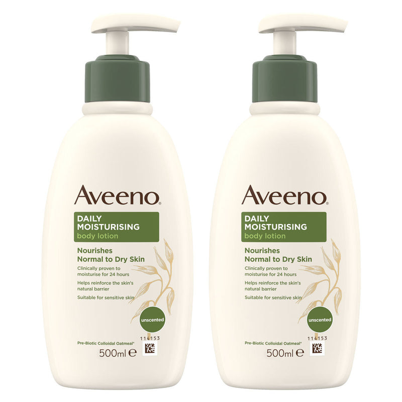 Aveeno Daily Moisturising Lotion 2 X 500ml