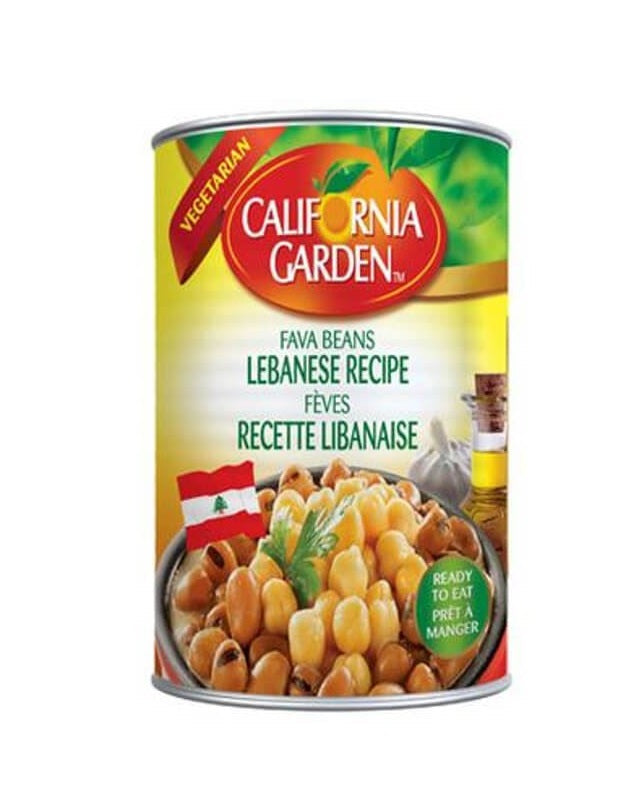 California Garden Fava Lebanese Recipe 400g X 12