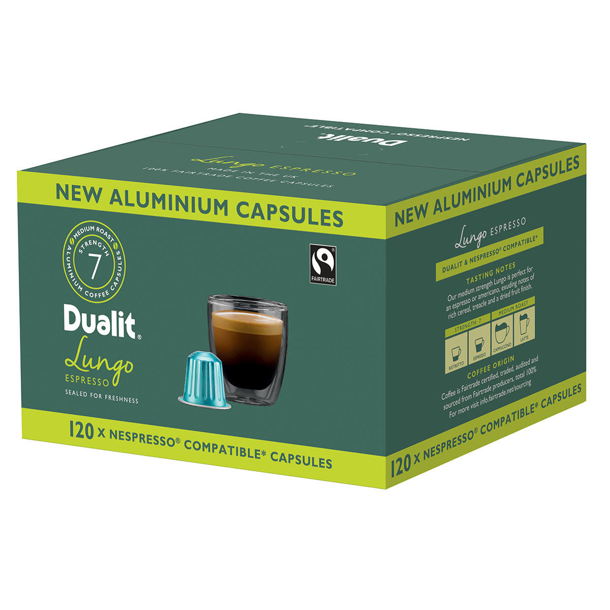 Dualit Coffee Capsules Lungo Espresso 120pk
