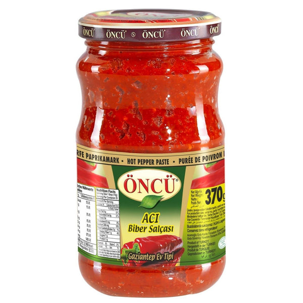 Hot Red Pepper Paste Oncu 370g Buy Hot pepper paste online uk Wholesale Turkish and Arabic