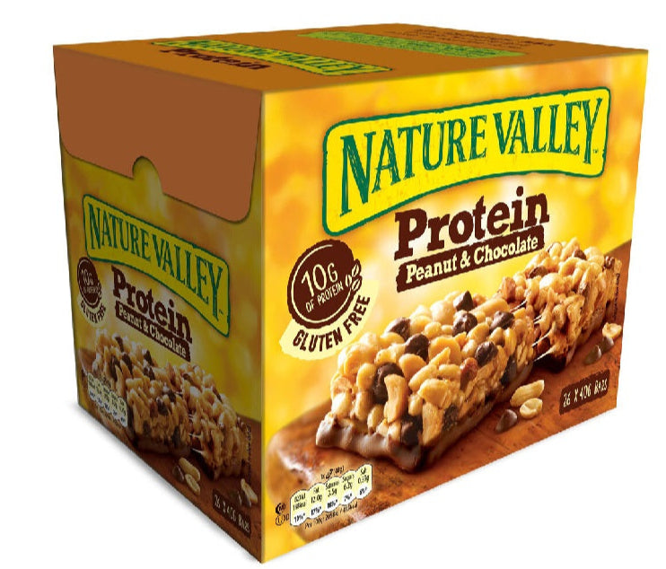 Nature Valley Protein Peanut & Chocolate Bars 26 X 40g