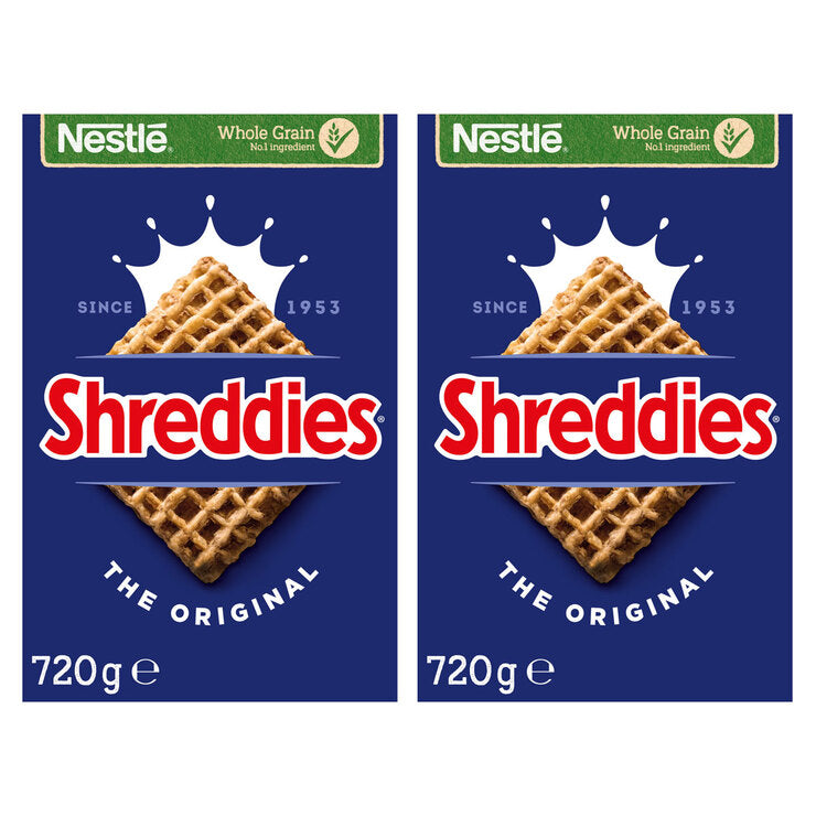 Nestle Shreddies Original Cereal 2 X 720g