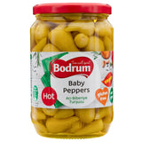 Pickled Hot Baby Peppers Bodrum 640g