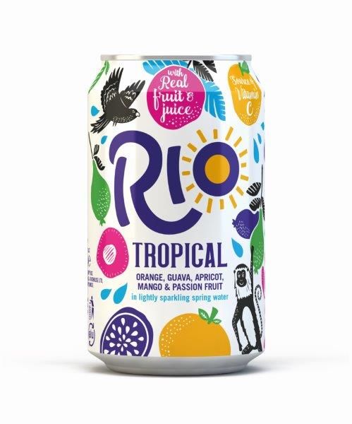 Rio Riva Tropical Plain Cans 330ml
