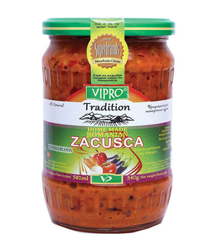 Zacusca with eggplant Vipro 580ml