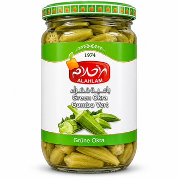 Al Ahlam Pickled Green Okra 600g