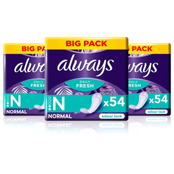 Always Dailies Panty Liners 3 x 54 Pack