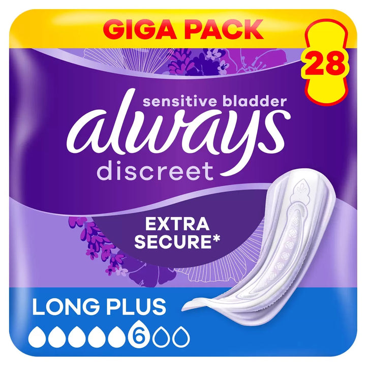 Always Discreet Long Plus Pads 28 Pack-1