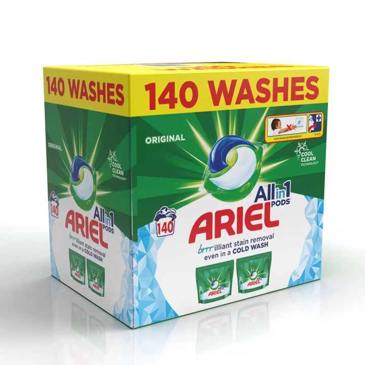 Ariel All in 1 Pods 140 Wash