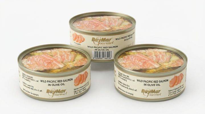 Baymar Gourmet Wild Pacific Red Salmon in Olive Oil 160g