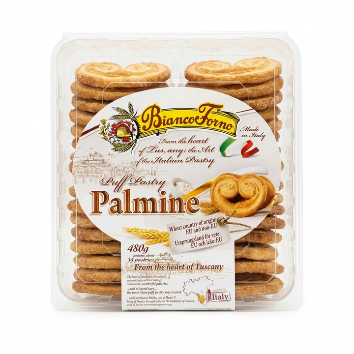 BiancoForno Palmine Puff Pastries 480g