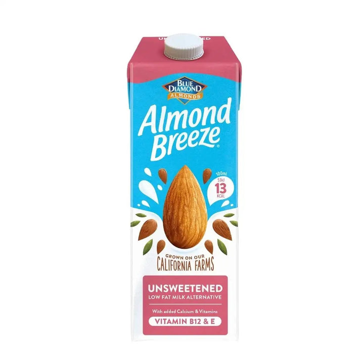 Blue Diamond Almond Breeze Unsweetened Drink 1 Ltr
