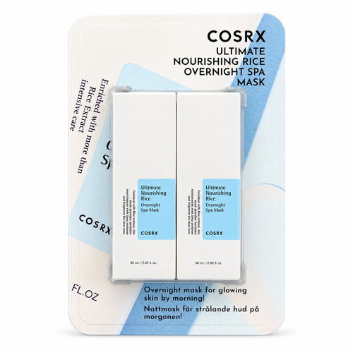COSRX Ultimate Nourishing Rice Overnight Spa Mask 2 x 60ml