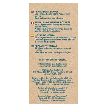 Cafe Tea 100% Peppermint Leaves Tea bags 240 Pack 3