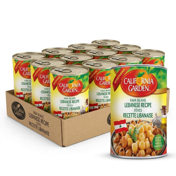 California Garden Fava Lebanese Recipe 400g X 12