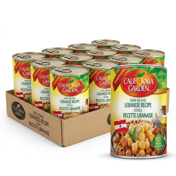 California Garden Fava Lebanese Recipe 400g X 12