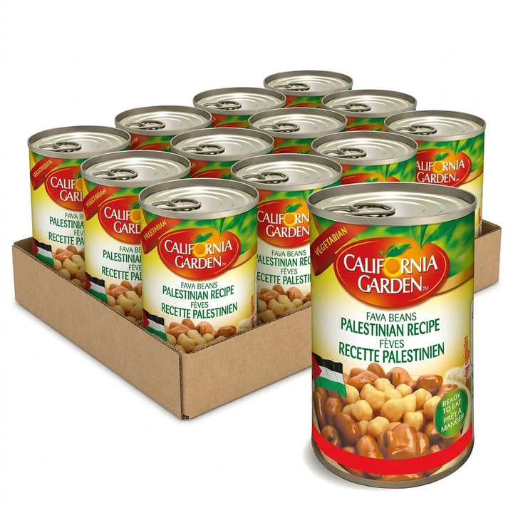 California Garden Fava Palestinian Recipe 400g X 12