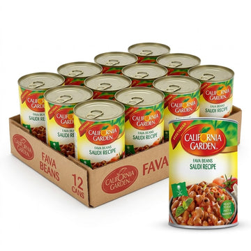 California Garden Fava Saudi Recipe 400g X 12
