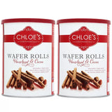 Chloe's Hazelnut & Cocoa Wafer Rolls 400g X 2