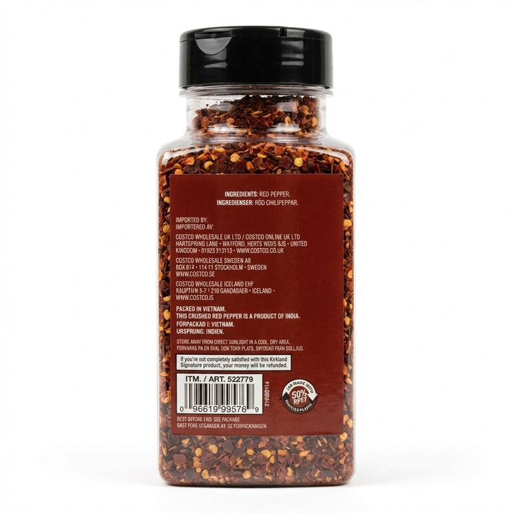 Crushed Red Pepper Flakes Kirkland Signature 283g-1