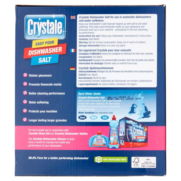 Crystale Dishwasher Salt 2kg-1