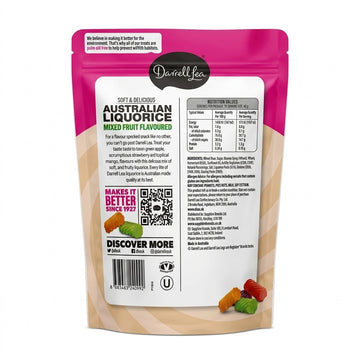 Darrell Lea Australian Liquorice Mixed Fruit Flavoured 800g-1